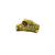 Jaguar Spacer Bead, Micro Pave, Cubic Zirconia, 17mm x 9mm, Sold Per pkg of 1, Available in Multiple Colours