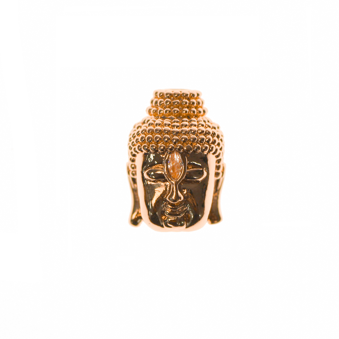 Bead, Micro Pave, Buddha Head, 13mm, Sold Per pkg of 1, Available in Multiple Colours