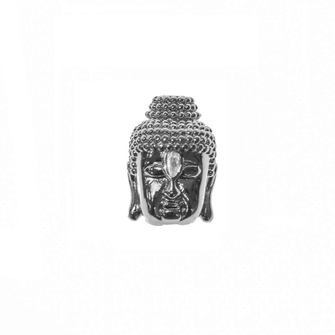 Bead, Micro Pave, Buddha Head, 13mm, Sold Per pkg of 1, Available in Multiple Colours