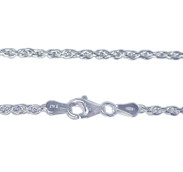 Chain, Smooth Wheat, Sterling Silver, 16inch - 1pc