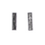Spacer, Rhinestone Alphabet, Silver, Alloy, Available in Multiple Sizes, Sold Per pkg of 2