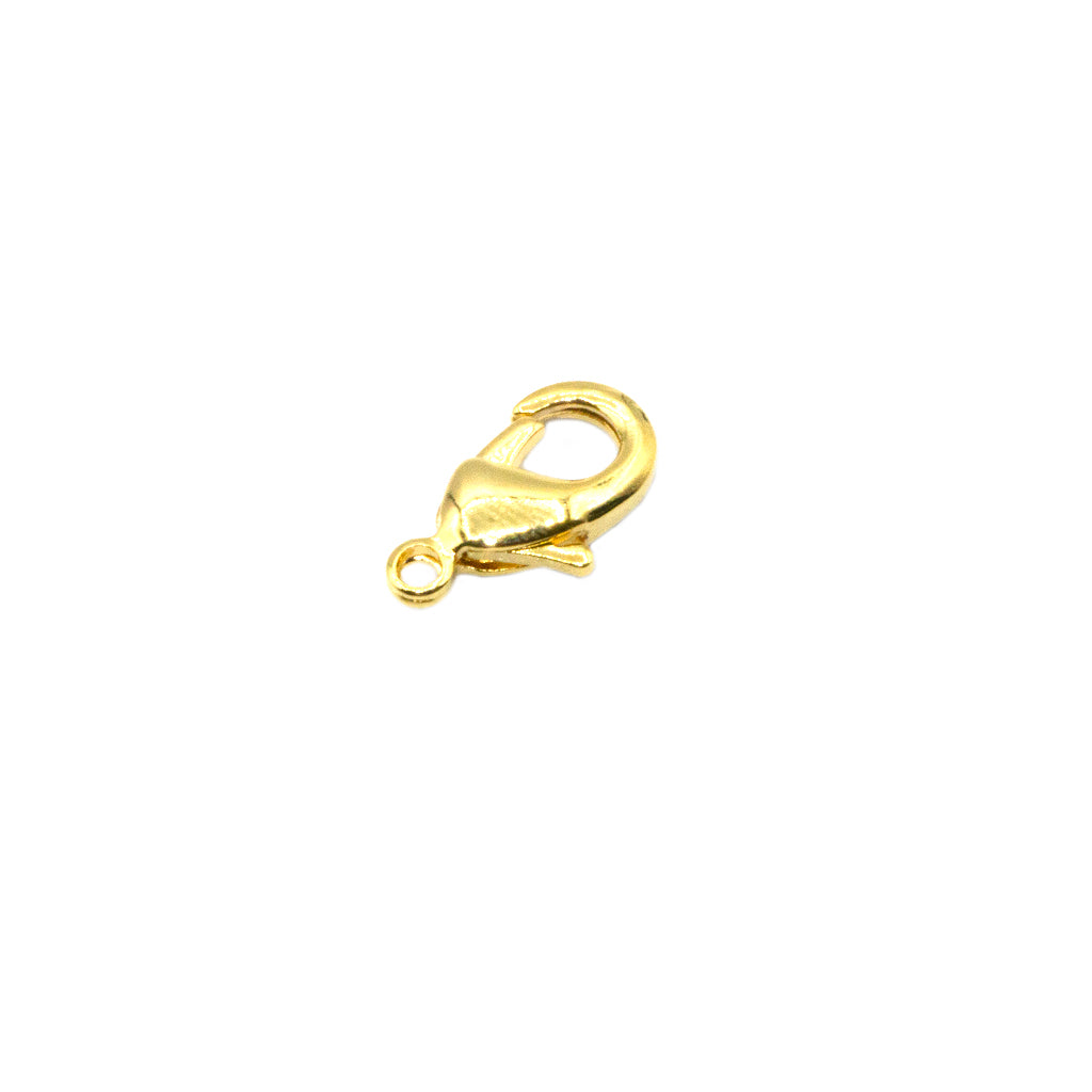 Clasp, Lobster Clasps, Gold-Plated & Silver-Plated, Available in Multiple Sizes