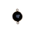Faceted Agate Connectors, Available in Various Colour and Shapes