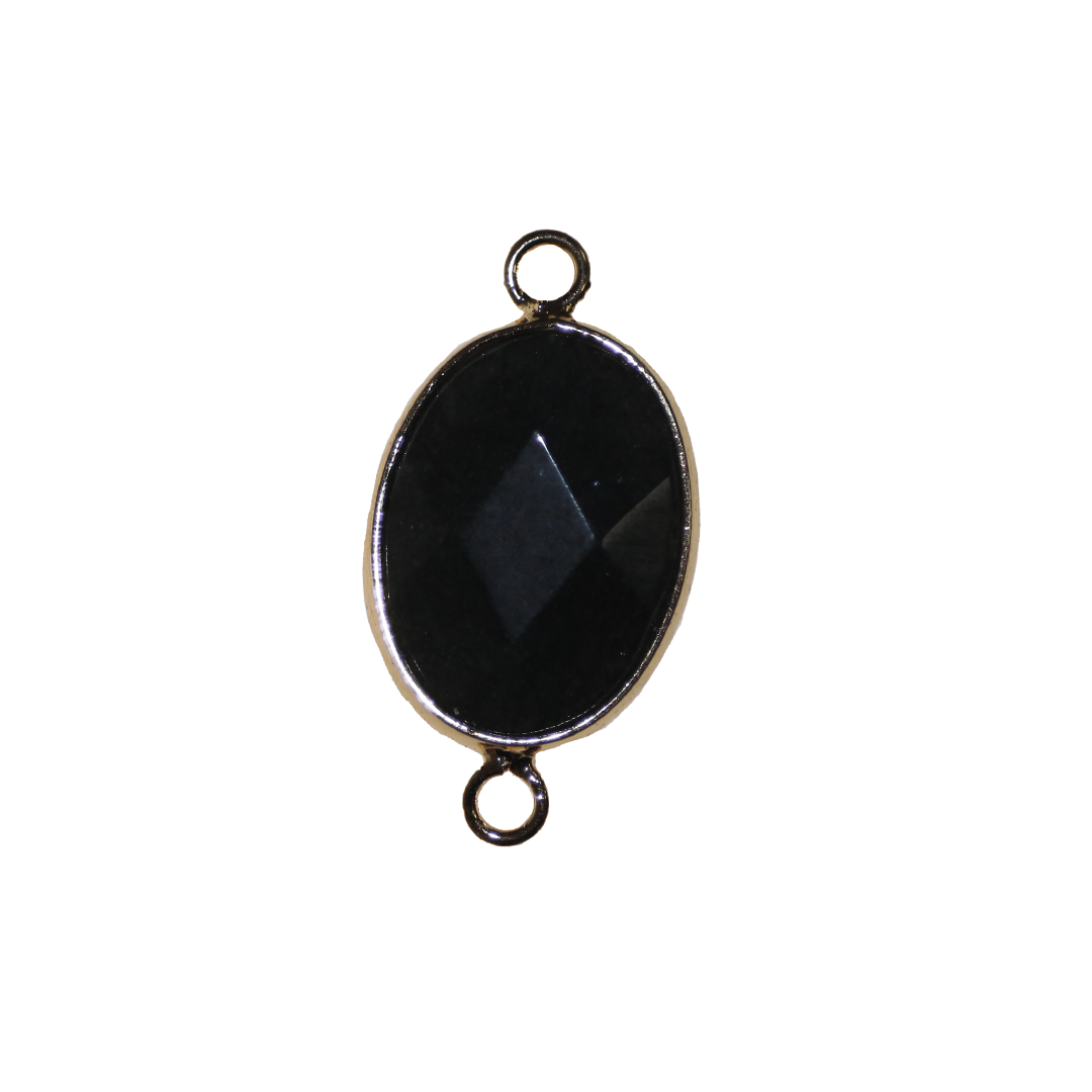 Faceted Agate Connectors, Available in Various Colour and Shapes