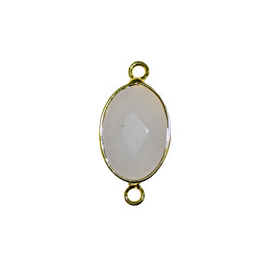 Faceted Agate Connectors, Available in Various Colour and Shapes