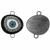 Connector, Evil Eye, Enameled & Rhinestone, 6pcs/bag, Available in Multiple colors