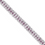 Chains, Rhinestone Cup Chain, 3 Layers, Silver, Alloy, 7.5mm x 3.0mm, Available in Multiple Colors, Sold per yard