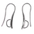 Earrings, Teardrop Ear Wire, Alloy, 22mm x 9mm x 1.2mm, Sold Per pkg of 6, Available in Multiple Colours