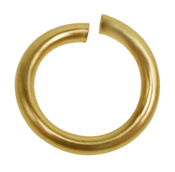 Jump Rings, Open, Gold Filled, 4mm D x 1.0mm T, 4pcs