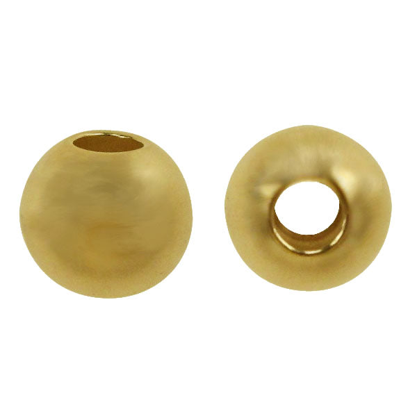 Bead, Gold Filled, Round Ball - 6mm - 2pc