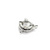 Clasp, Spring Clasp, Silver, Alloy, 30mm x 20mm x 7mm, Sold Per pkg of 1 - Butterfly Beads
