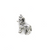 Charms, Bighorn Sheep, Silver, Alloy, 19mm x 21mm x 3mm, Sold Per pkg 3