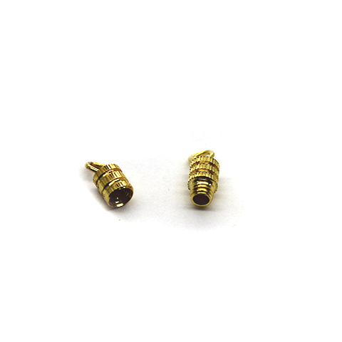 Clasp, Barrel Screw Clasp, Gold, Copper/Brass, 13mm x 4mm, Sold Per pkg of 6 - Butterfly Beads
