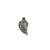 Charms, Detailed Leaf, Silver, Alloy, 19mm x 10mm x 1.2mm, Sold Per pkg of 20