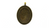 Pendants, Framed Round Bezel, Brass, Brass, 60mm x 41mm, Sold Per pkg of 1