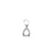 Bails, Pinch Bails, Silver, Alloy, 11mm x 7mm, Sold Per pkg of 4 - Butterfly Beads
