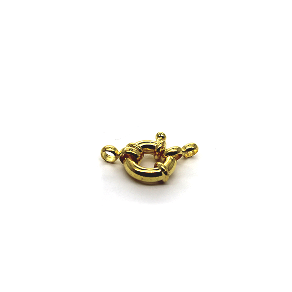 Clasp, Spring Clasp, Gold, Alloy, 19mm x 11mm, Sold Per pkg of 1 - Butterfly Beads