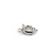 Clasp, Spring Clasp, Silver, Alloy, 23mm x 14mm x 6mm, Sold Per pkg of 1 - Butterfly Beads