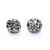 Spacers, Heart Ball Spacer, Alloy, Silver, 18mm X 16mm, Sold Per pkg of 1