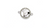 Pendants, Pearl at Hand, Silver, Alloy, 26mm x 19mm, Sold Per pkg of 1