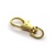 Clasp, Lobster Clasp with Handle, Gold, Alloy, 37mm x 16mm, Sold Per pkg of 3 - Butterfly Beads