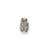 Clasp, Box Crystal Snap Clasp, Silver, Alloy, 14mm x 9mm, Sold Per pkg of 1 - Butterfly Beads