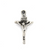 Pendant, Crucifix Cross, Silver, Alloy, 19mm x 10mm, Sold Per pkg 10