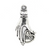 Charms, Hand of Love, Silver, Alloy, 31mm X 16mm, Sold Per pkg of 8