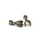 Bails, Pinch Bails, Silver, Alloy, 16mm x 7mm, Sold Per pkg of 4 - Butterfly Beads