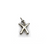 Bails, Screw Bail, Silver, Brass, 13mm x 10mm, Sold Per pkg of 1 - Butterfly Beads