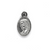 Charms, Mary & Jesus Portrait, Silver, Alloy, 13mm x 7mm, Sold Per pkg 12