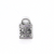 Charms, Small Padlock, Silver, Alloy, 12mm X 7mm, Sold Per pkg of 10