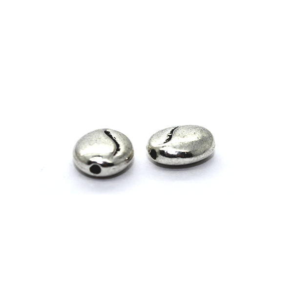Spacers, Candy Spacer, Alloy, Silver, 10mm X 8mm, Sold Per pkg of 10