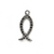 Pendants, Awareness Ribbon, Silver, Alloy, 24mm x 11mm, Sold Per pkg 8