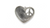 Pendants, Heart of Peace, Silver, Alloy, 35mm X 42mm, Sold Per pkg of 2