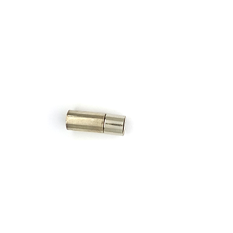 Clasp, Pop-Style Clasp, Alloy (Nickel Free), Silver, 17mm x 6mm, Sold Per pkg of 1 - Butterfly Beads