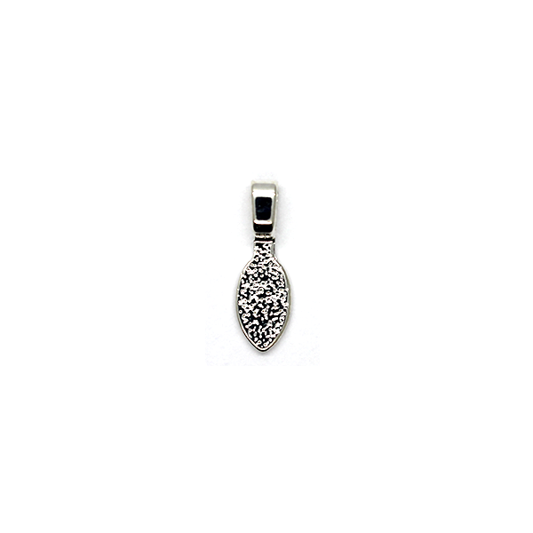 Bails, Glue On Bails, Silver, Alloy, 21mm x 7mm, Sold Per pkg of 2 - Butterfly Beads