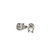 Bails, Holed Pinch Bail, Silver, Nickel Free Alloy, 12mm x 7mm, Sold Per pkg of 2 - Butterfly Beads