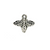 Charms, Wasp, Silver, Alloy, 13mm X 15mm, Sold Per pkg of 5