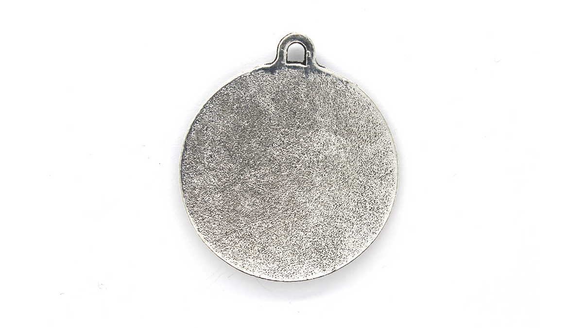 Pendants, Heart of Jesus, Silver, Alloy, 42mm x 37mm X 2mm, Sold Per pkg of 1