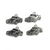 Charms, Sports Car, Silver, Alloy, 14mm x 20mm, Sold Per pkg of 5