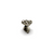 Bails, Crystallized Heart Pinch Bails, Silver, Alloy, 9mm x 8mm, Sold Per pkg of 1 - Butterfly Beads