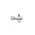 Bails, Glue On Bails, Silver, Alloy, 21mm x 7mm, Sold Per pkg of 2 - Butterfly Beads