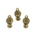 Charms, Wheel of Fortune, Gold, Alloy, 17mm X 9mm, Sold Per pkg of 7