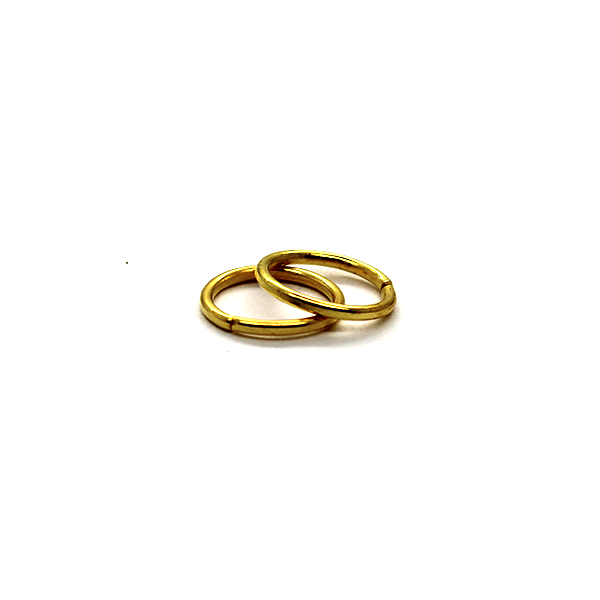 Jump Rings, Gold, Alloy, Round, 10mm, 16 Gauge, Available Closed and Open