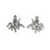 Charms, Squirmy Octopus, Silver, Alloy, 19mm X 18mm, Sold Per pkg of 5