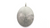 Pendants, Beaded Framed Bezel, Silver, Alloy, 59mm x 41mm, Sold Per pkg of 1