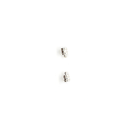 Clasp, Barrel Magnetic Clasp, Alloy, Silver, 18mm x 8mm, Sold Per pkg of 1 - Butterfly Beads