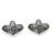 Charms, Freedom Heart, Silver, Alloy, 13mm x 17mm, Sold Per pkg 5