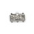 Clasp, Engraved Flower Clasp, Silver, Alloy, 26mm x 17mm,  Sold Per pkg of 1 - Butterfly Beads